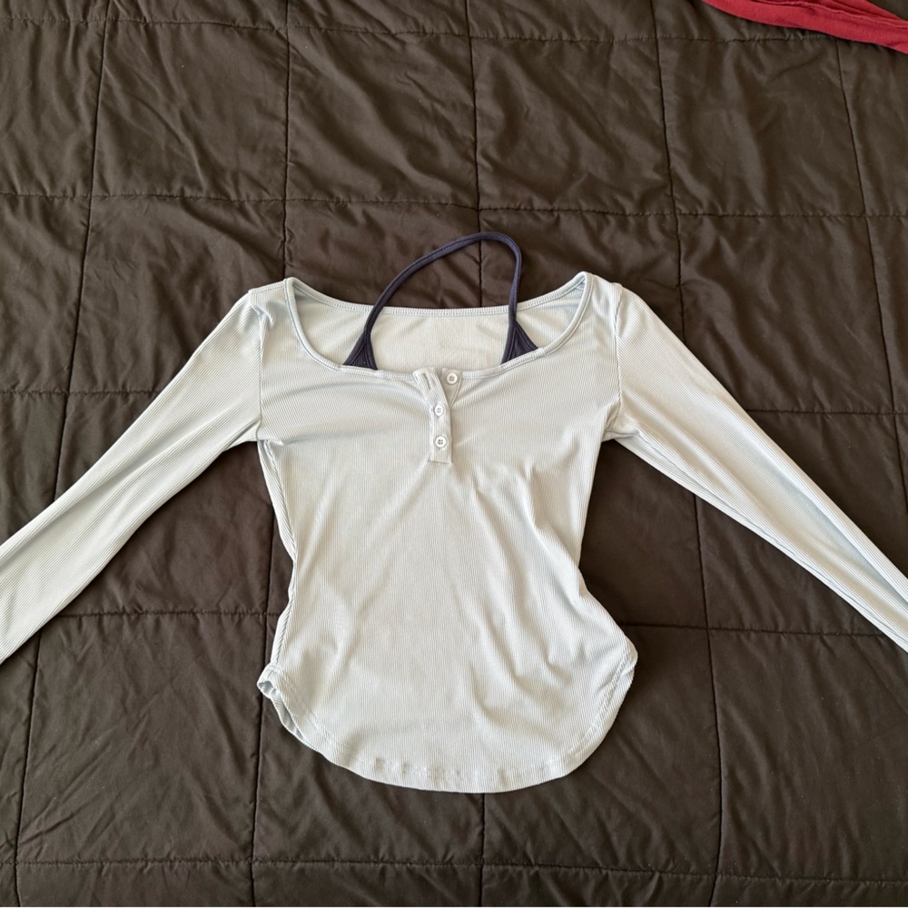 SHEIN Light Gray Long Sleeve Bodysuit